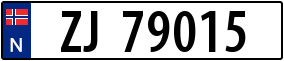 Truck License Plate